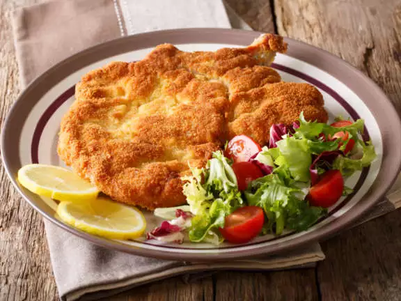 Schnitzelmenu