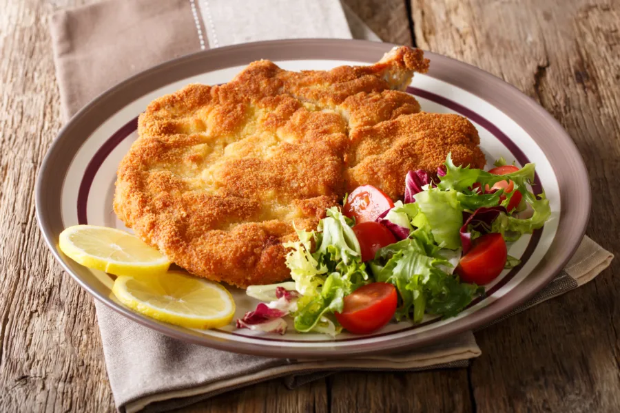 Schnitzelmenu