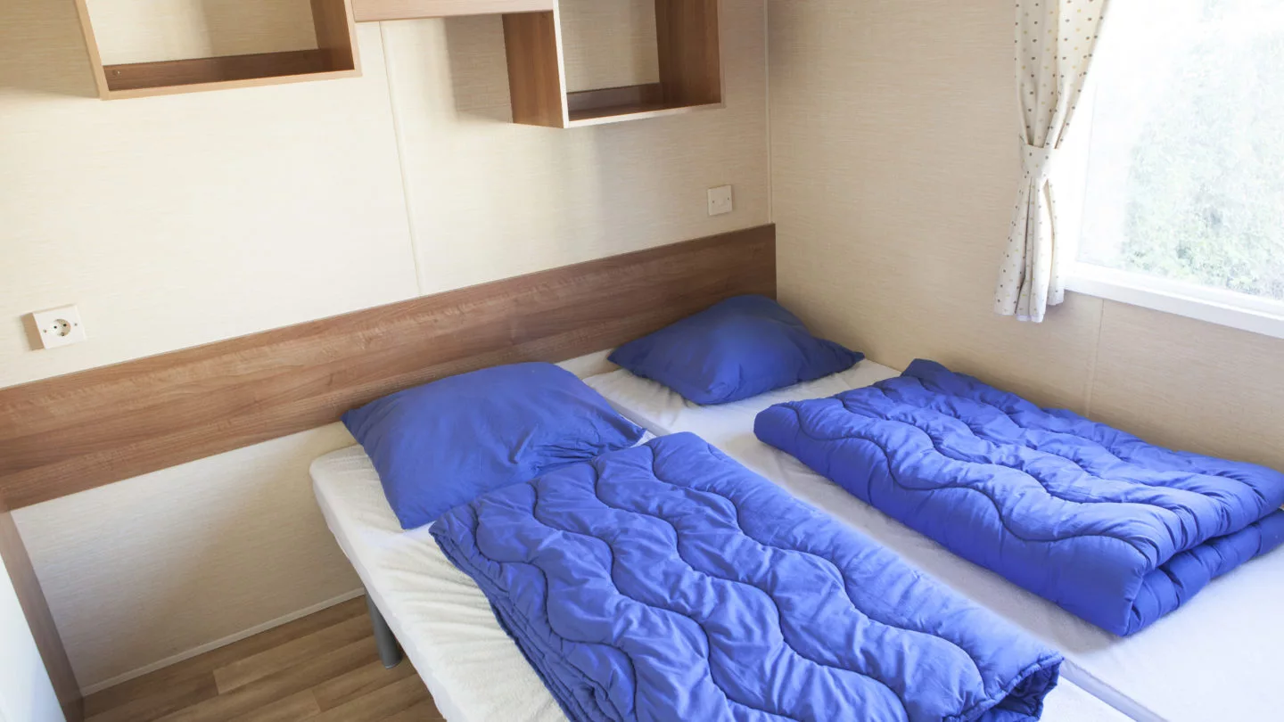 4pers Mobile Home slaapkamer 2014