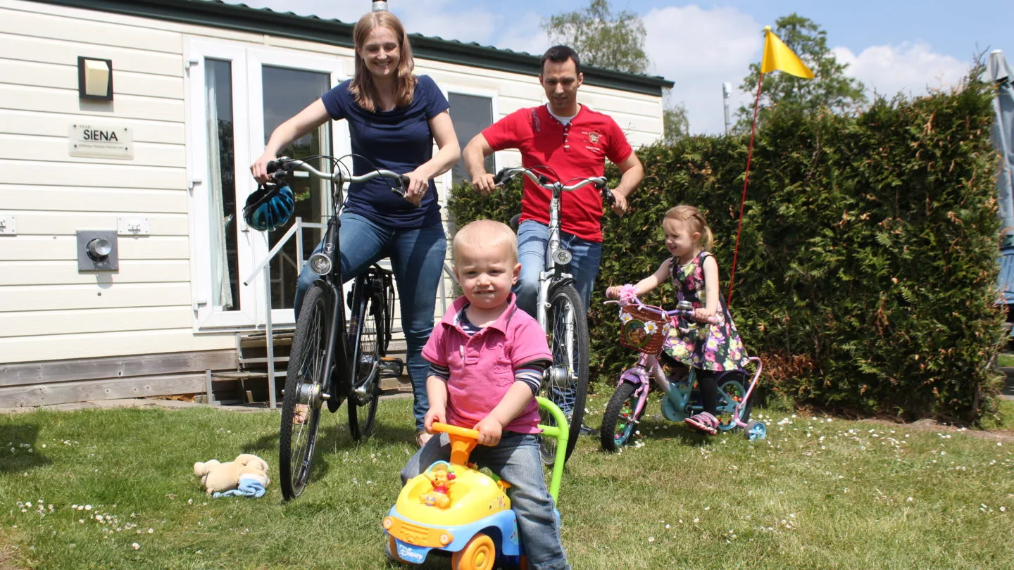 4pers Mobile Home (gezin fietsen)