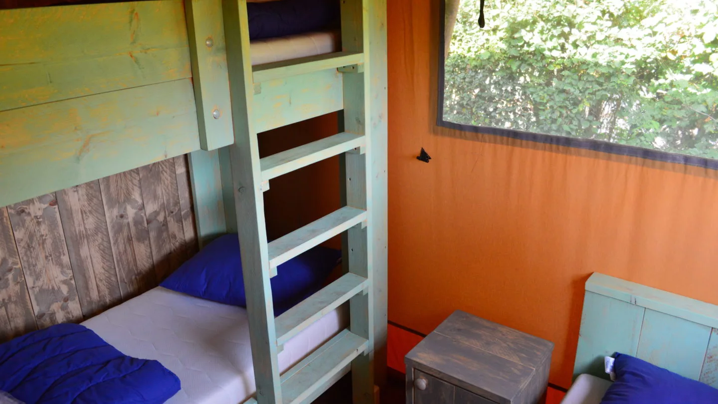 Safaritent slaapkamer stapelbed 2018