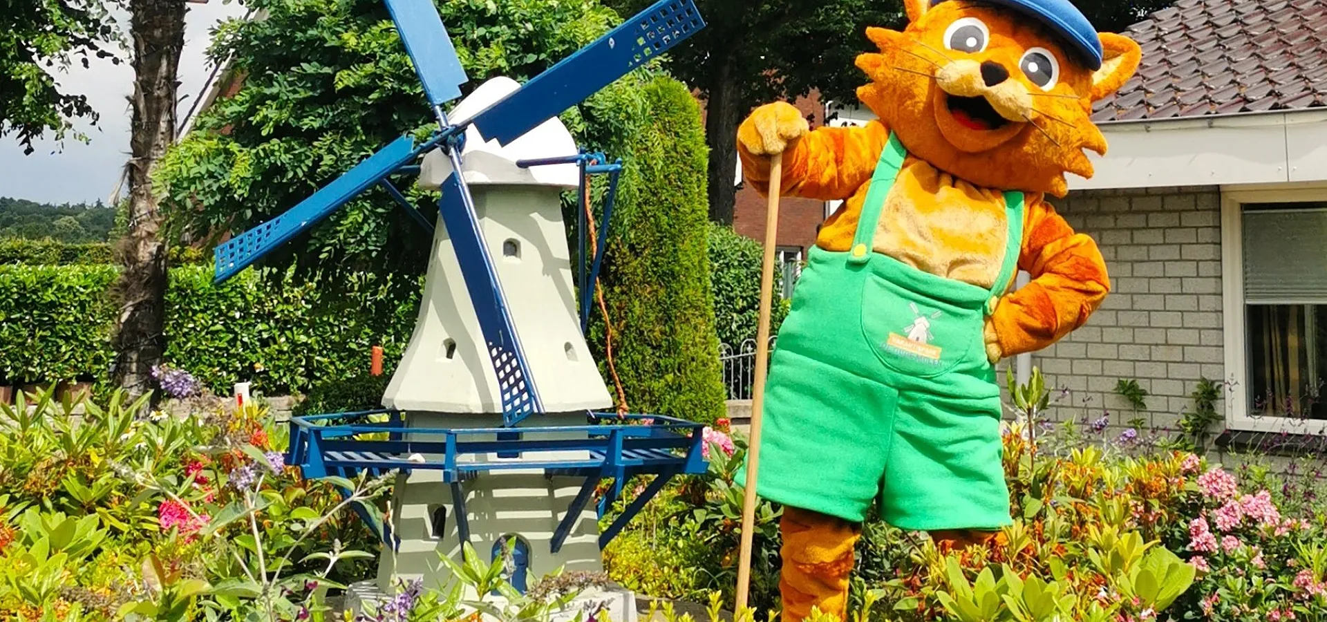 Mascotte bij Molen