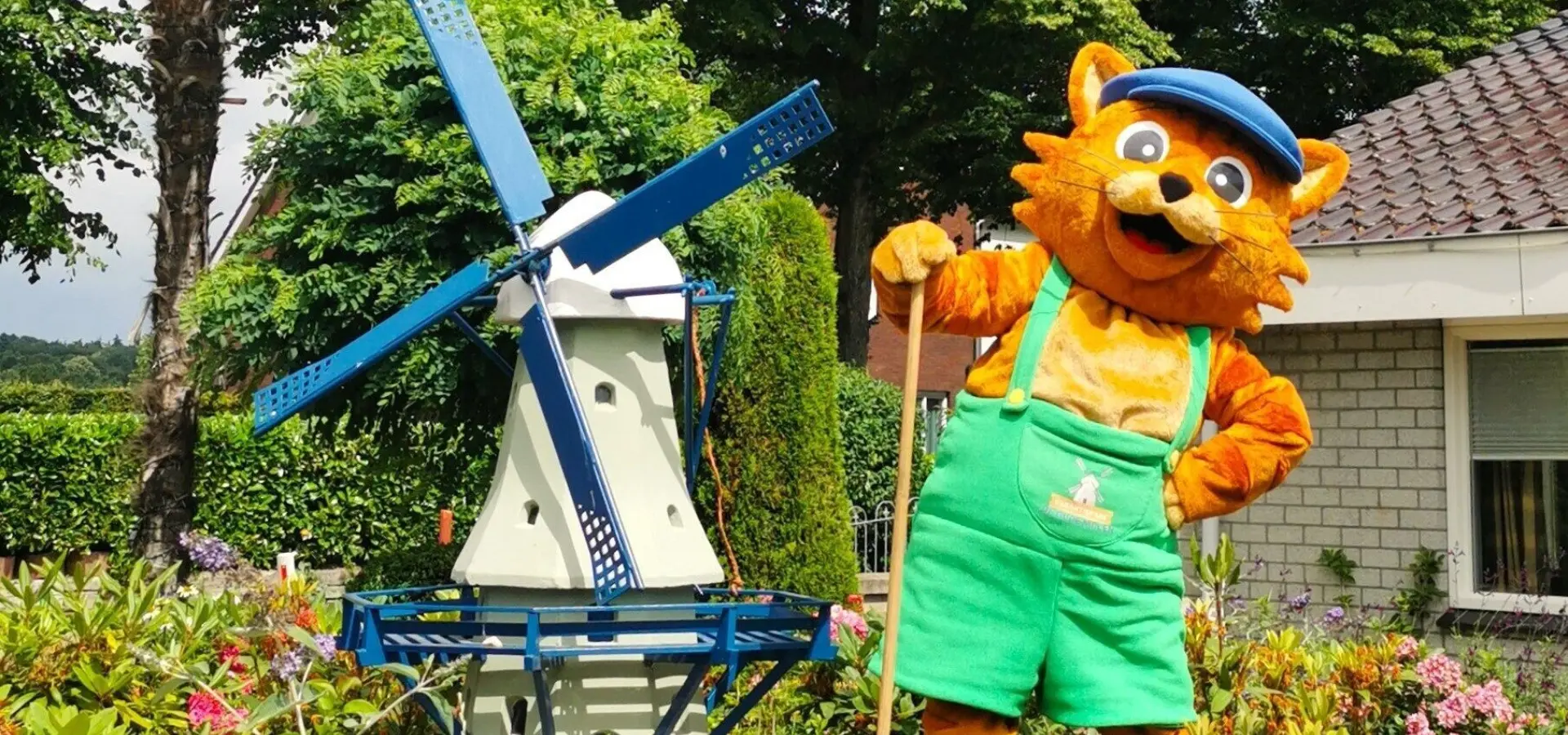 Mascotte bij Molen