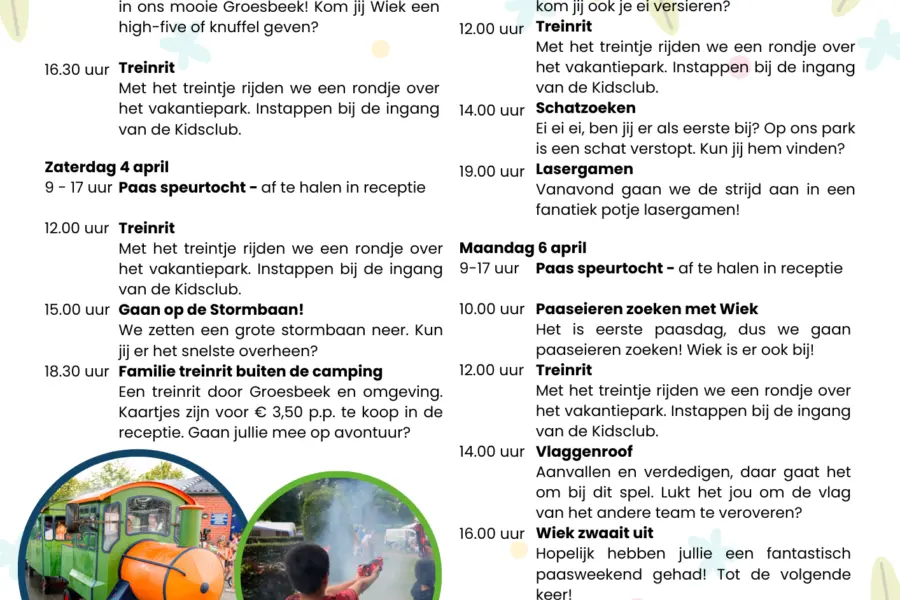 Paasweekend 2026